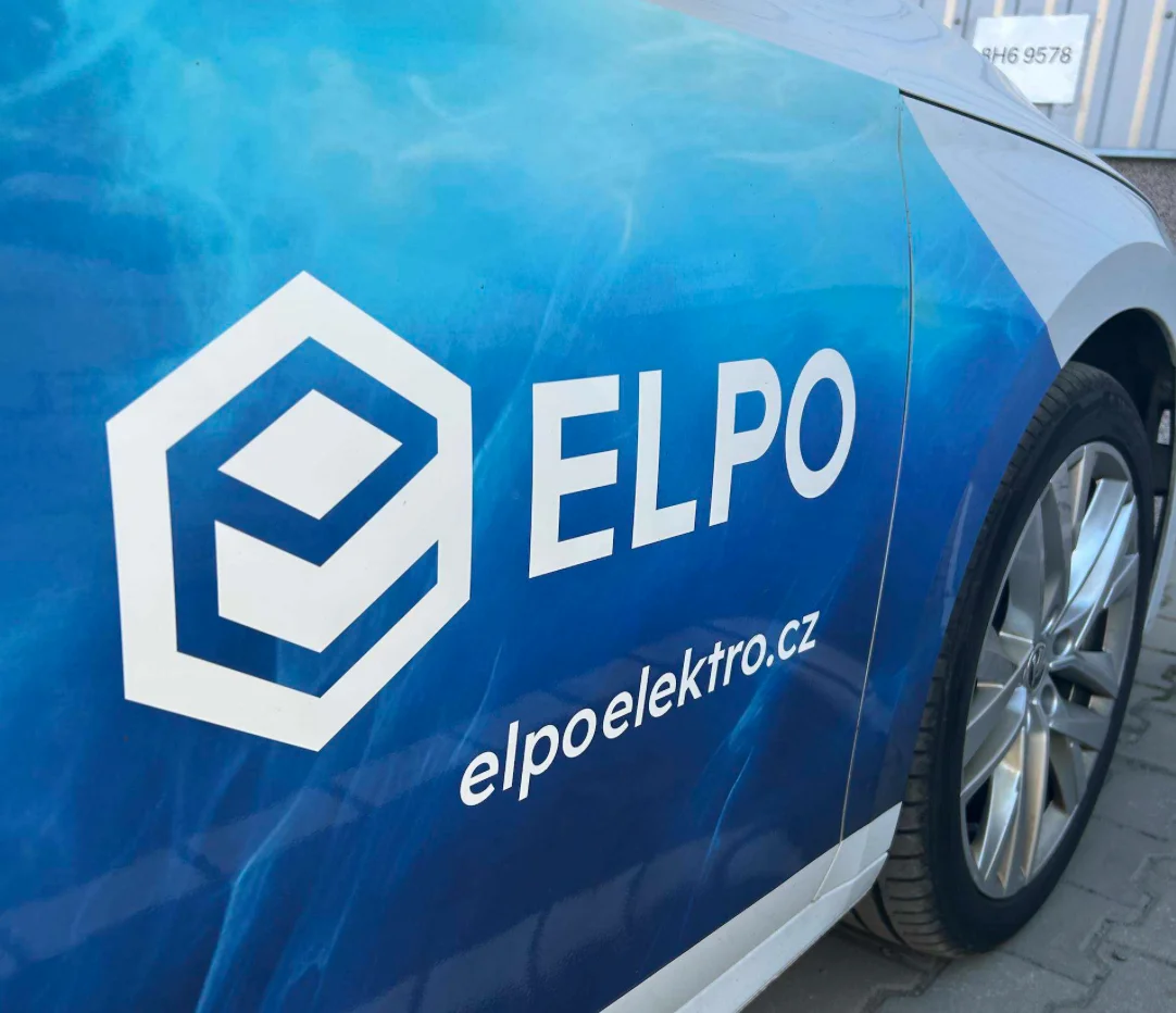 Auto polep elpo elektro