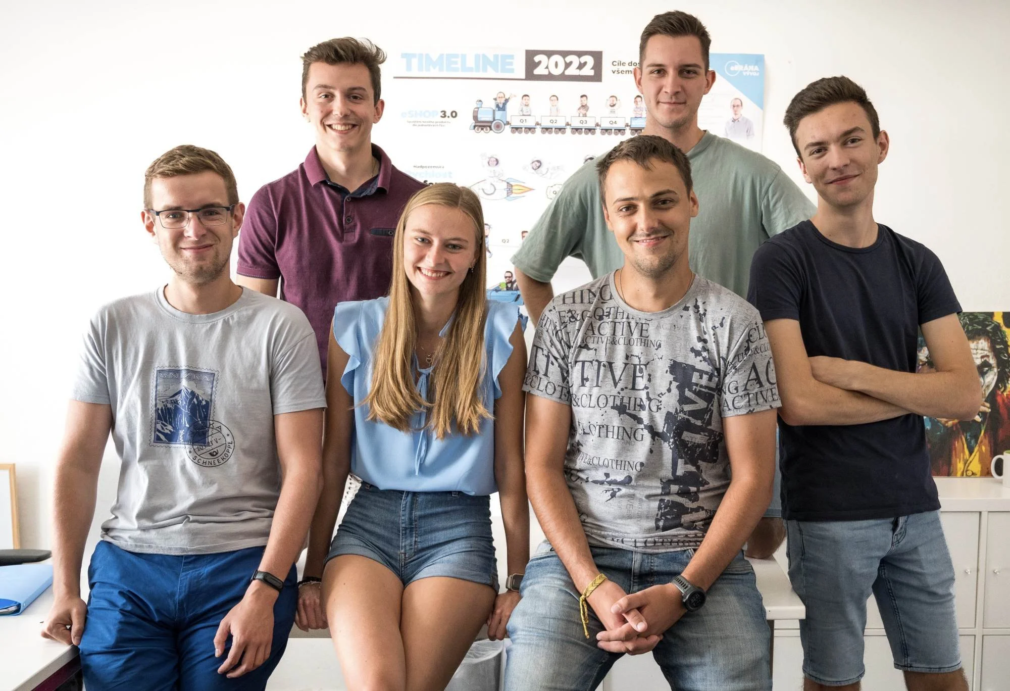 Studenti z vývojového trénink kempu