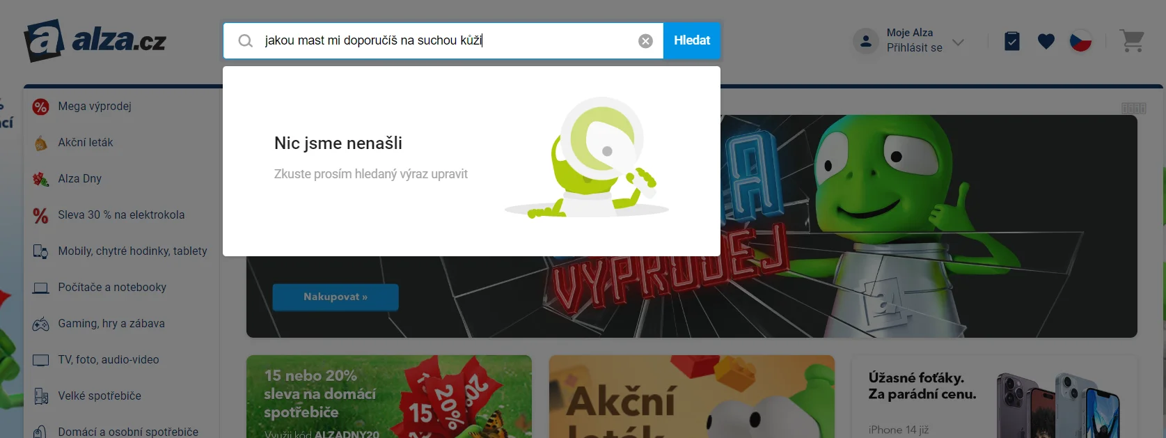Výsledek hledání Alza