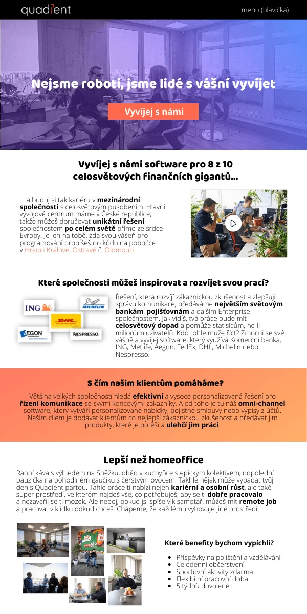 Ukázka wireframu 1