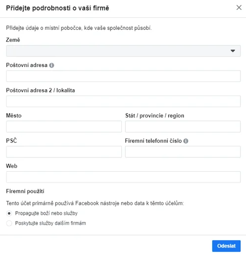 Jak si vytvořit Business manager na Facebooku