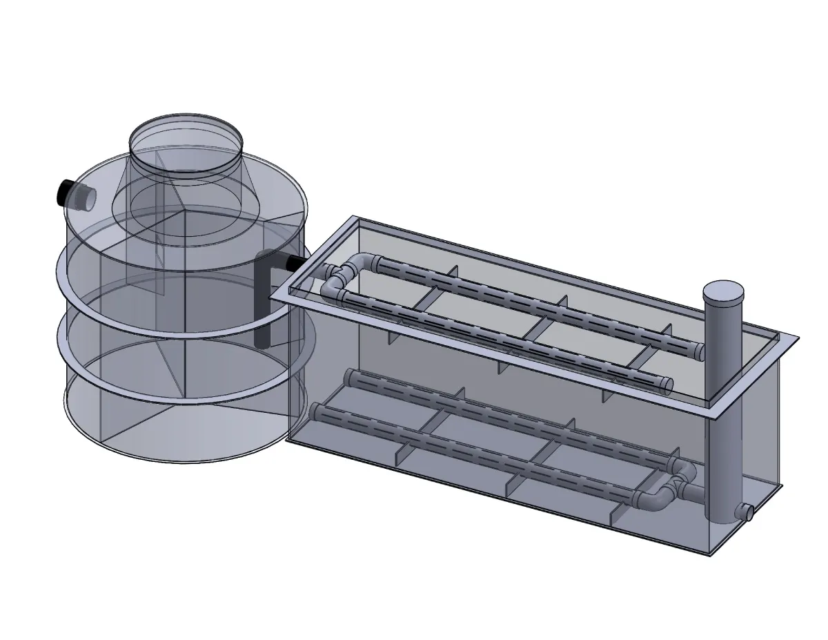 Septik 1-6 osob SK1-EK + zemní filtr ZF4-EK