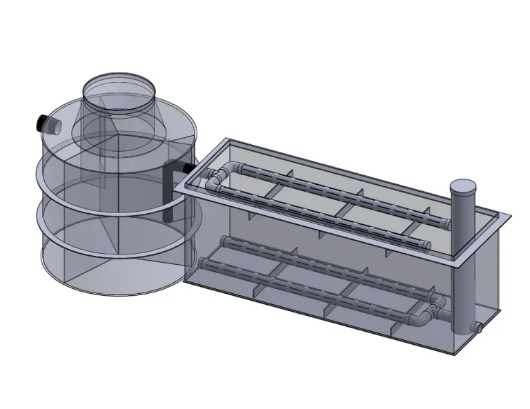 Septik 1-6 osob SK1-EK + zemní filtr ZF4-EK